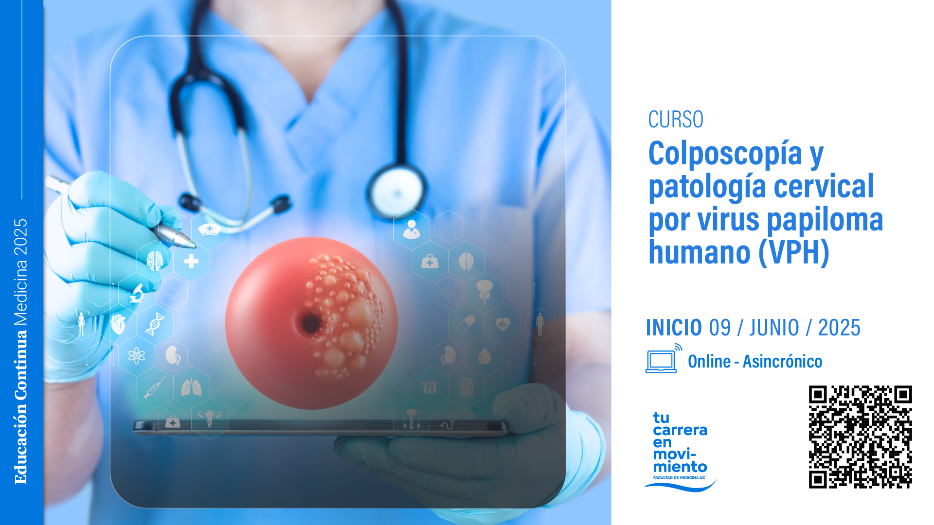 Curso colposcopia y patología cervical por virus papiloma humano (VPH)